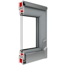 Parallel-kiepschuifpui profiel Iglo 5 Classic in grijs