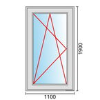 Venstermaat 1100x1900mm