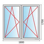 Venstermaat 1800x1700mm