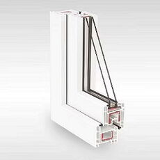 Kunststof kozijn Rehau EURO-DESIGN 70 profiel – profieldoorsnede