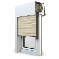 Exte Elite XT Aufsatzrollladen in 16 Elfenbein Hell