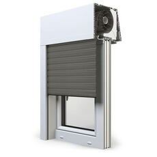 Exte Elite XT Aufsatzrollladen in 34 Quarzgrau