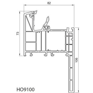 Salamander BlueEvolution 82 renovatiekozijn alleen kozijnkader