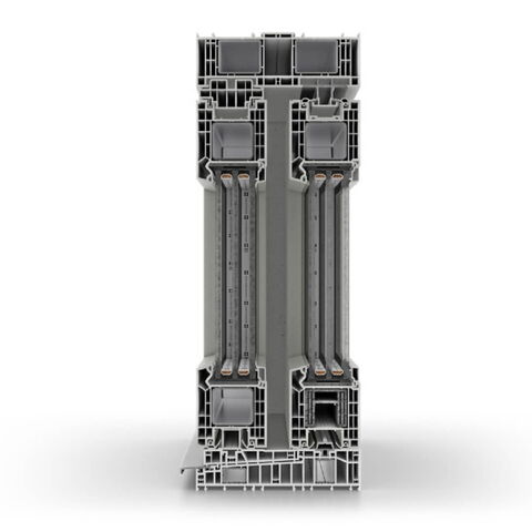 Kunststoff Salamander Hebeschiebetür Greta - Profil Schnitt