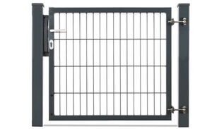 Einflügelige Tore für Doppelstabmattenzäune