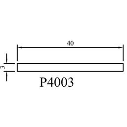 Schemata Flachleiste 40mm Breite