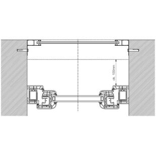 Vorbaurollladen Führungsschiene PK 53mm Montage Typ C