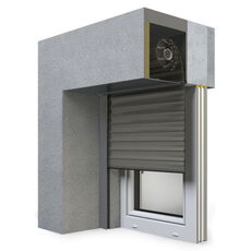 SP-E Unterputzrollladen in 34 Quarzgrau