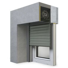 SP-E Unterputzrollladen in 35 Betongrau