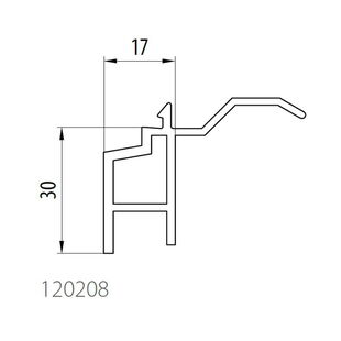 Aluplast 120208 - Steinbankanschluss - 30mm