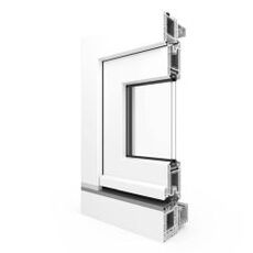 Kunststoff Faltschiebetür IDEAL 4000 FST