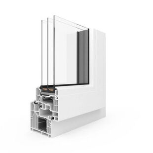 Kunststof kozijn Aluplast IDEAL 8000 Classic-Line - Binnenaanzicht