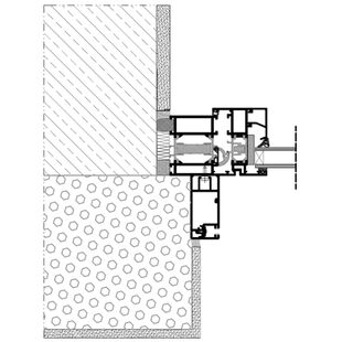 Vorbaurollladen SKB F Einbaubeispiel 3 Führungsschiene