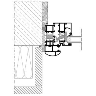 Vorbaurollladen SKP Einbaubeispiel 5 Führungsschiene