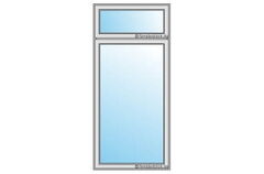 Balkontür mit Oberlicht