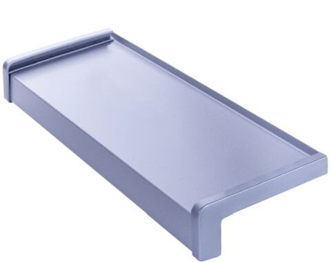 Außenfensterbank aus Aluminium in Grau