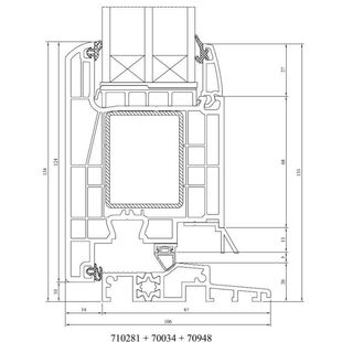Drutex Iglo Energy Haustürschwelle 20mm nach außen öffnend 710281 70034 70948
