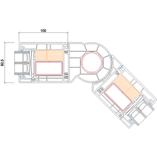 5206-5207 - Eckkopplung - Variabel