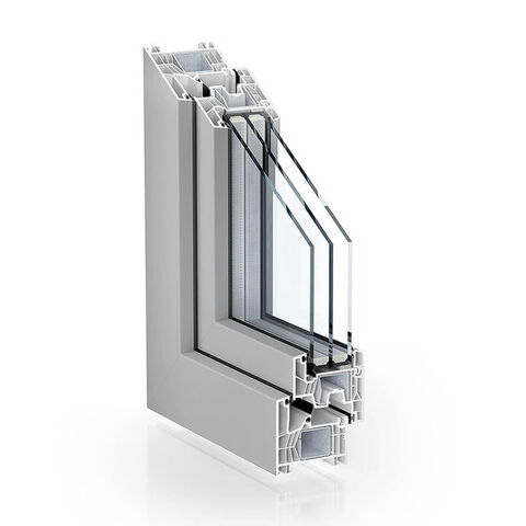 Kömmerling 76 MD profiel signaalgrijs