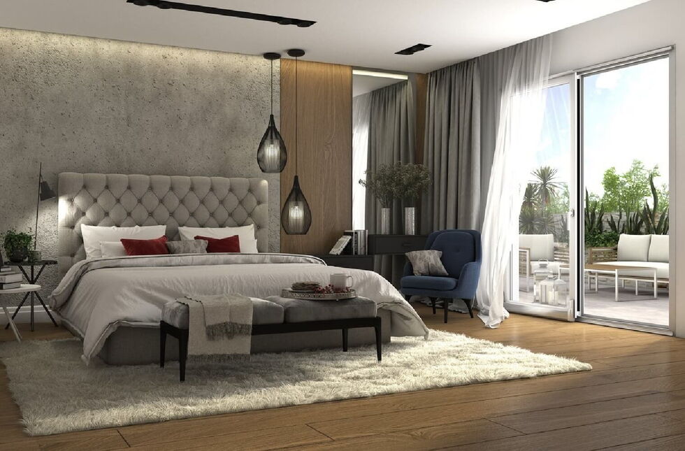 Witte kunststof parallel-kiepschuifpui open naar het terras