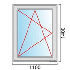 Venstermaat 1100x1400mm