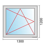 Venstermaat 1300x1200mm