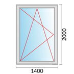 Venstermaat 1400x2000mm