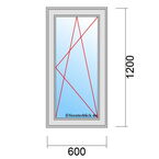Venstermaat 600x1200mm