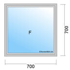 Venstermaat 700x700mm