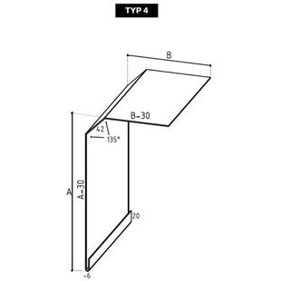 Raffstore Abdeckblenden Typ 4