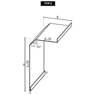 Raffstore Abdeckblenden Typ 5