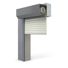 Rolltor BGR in 15 Cremeweiß