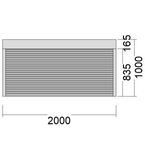 Rollladen 200x100 cm