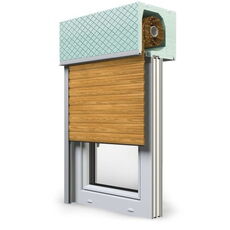 Aufsatzrollladen Beck+Heun ROKA-TOP® 2 RG in 07 Holz Hell