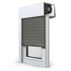 Opoterm SKT Aufsatzrollladen in 34 Quarzgrau