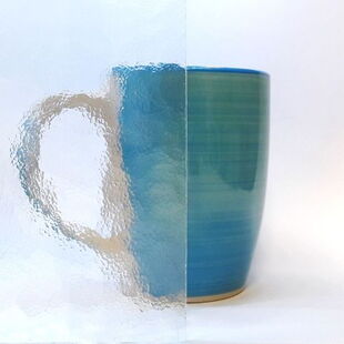 Ornamentglas Kathedral mat (SAL)