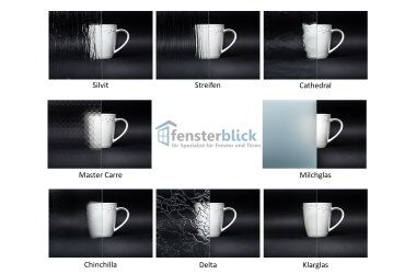 Auswahl an Ornamentgläsern