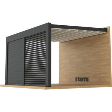 Pergola mit Regenschutz