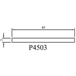 Schemata Flachleiste 45mm Breite