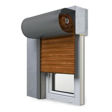 SKO-P Rollladen in 06 Holz Dunkel