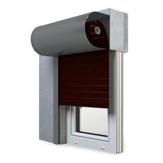 SKO-P Rollladen in 26 Mahagoni