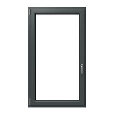 1-delig kozijn in eisenglimmer grijs