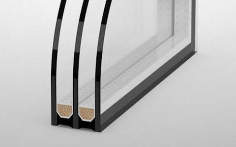 3-fach Verglasung Ausschnitt