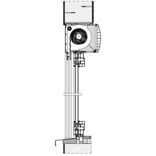 Aufsatzrollladen SKT MKT Einbaubeispiel 2 mit Insektenschutz (oval)