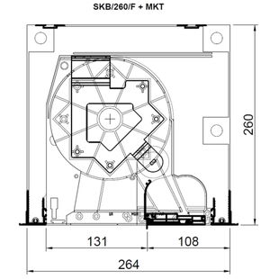 Raffstorekasten SKB mit Insektenschutz Kastenhöhe 260mm F
