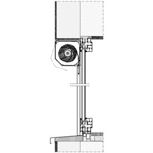 Vorbaurollladen SK-45 Einbaubeispiel 5a in der Laibung