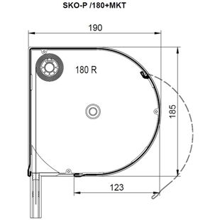 Vorbaurollladen SKO-P mit Insektenschutz 180mm