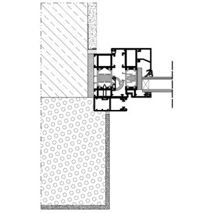 Vorbaurollladen SP-E Einbaubeispiel 3 Führungsschiene
