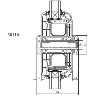 Drutex Iglo 5 Fenster mit statischer Kopplung 50116