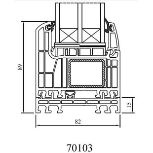 Drutex Iglo Energy Fenster mit Rahmenverbreiterung 15mm Stahlverstärkung 70103